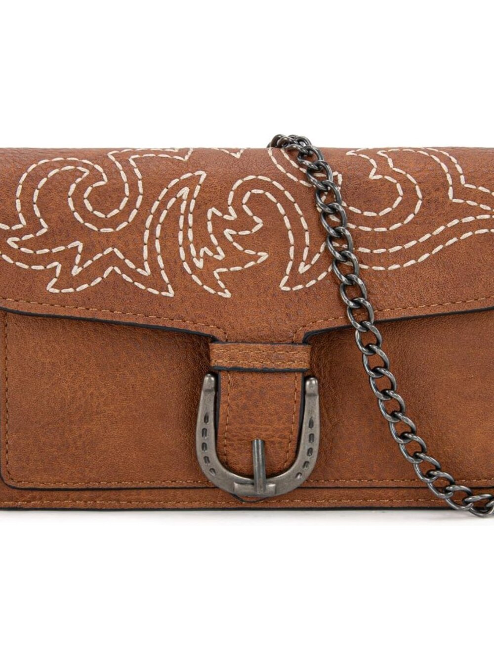 Small Crossbody Purse with Chain Strap Western Designer Clutch and Handbags for